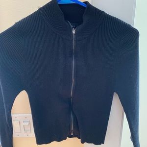 Forever 21 Zip up Crop Top